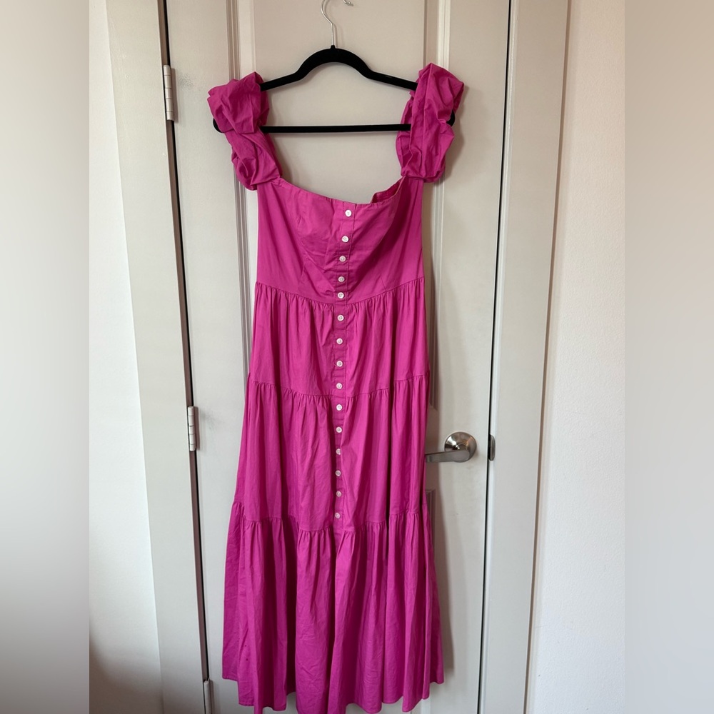 Staud Elio Dress in Pink